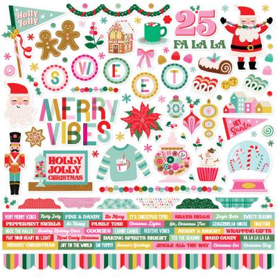 Simple Stories Hard Candy Christmas - Cardstock Stickers