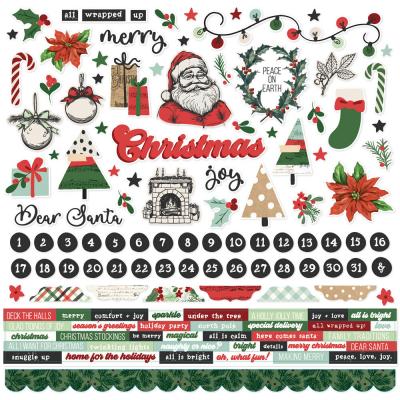 Simple Stories All Wrapped Up - Cardstock Stickers