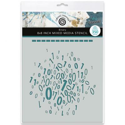 Katy Sue Designs Andy Skinner Mixed Media Stencil - Binary