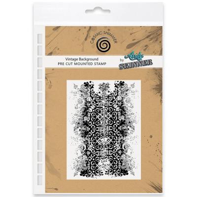 Katy Sue Designs Andy Skinner Pre Cut Rubber Stamp - Vintage Background