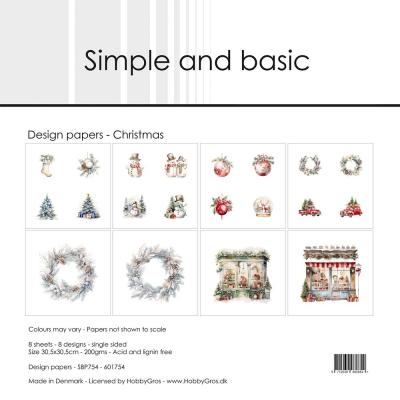 Simple and Basic Christmas Paper Pad