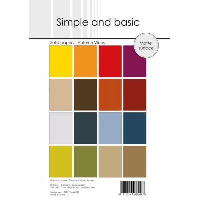 Simple and Basic Solid Papers - Autumn Vibes