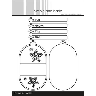 Simple and Basic Dies - Decorative Oval Tags