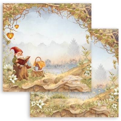 Stamperia Whispering Woods Paper Sheet - Gnome