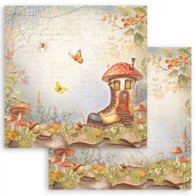 Stamperia Whispering Woods Paper Sheet - Boot's House