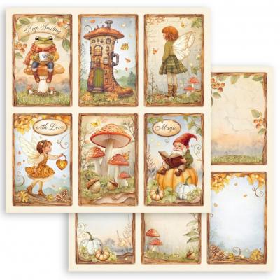Stamperia Whispering Woods Paper Sheet - 6 Cards