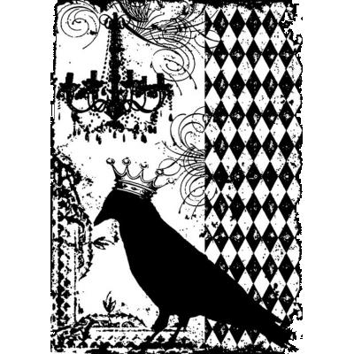 Stampers Anonymous Tim Holtz Stempel - Blackbird
