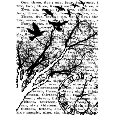 Stampers Anonymous Tim Holtz Stempel - Time