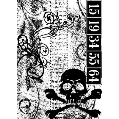Stampers Anonymous Tim Holtz Stempel - Skull