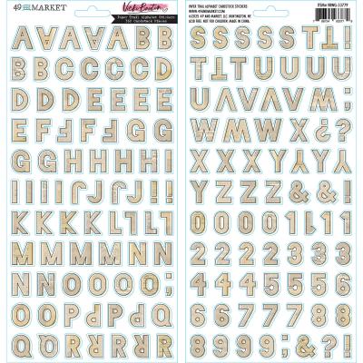 49 And Market Vicki Boutin - Paper Trail Alphabet Cardstock Sticker