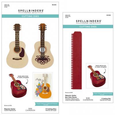 Spellbinders Bibi's Musical Notes Die Bundle - Majestic Guitar Box Creator