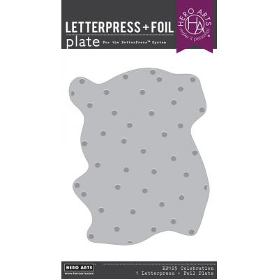 Hero Arts Yule Fuel BetterPress & Foil Plate - Celebration