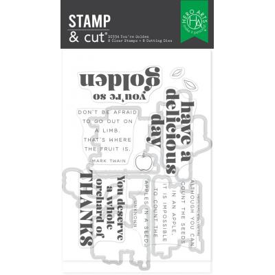 Hero Arts Stamp & Cut Bundle - You're Golden
