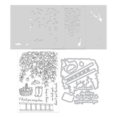 Hero Arts In The Orchard - Stamp, Die & Stencil Bundle