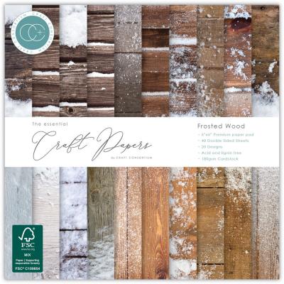 Craft Consortium Essentials Paper Pad - Frosted Wood