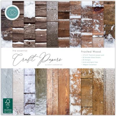 Craft Consortium Essentials Paper Pad - Frosted Wood