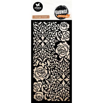 StudioLight Grunge Collection Stencil - Vintage Roses