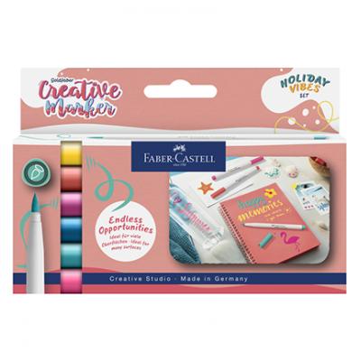 Faber Castell Goldfaber Creative Marker Metallic - Holiday Vibes