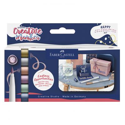 Faber Castell Goldfaber Creative Marker Metallic - Happy Celebration