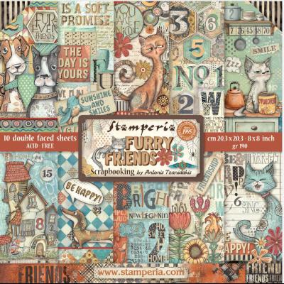 Stamperia Furry Friends - Paper Pack