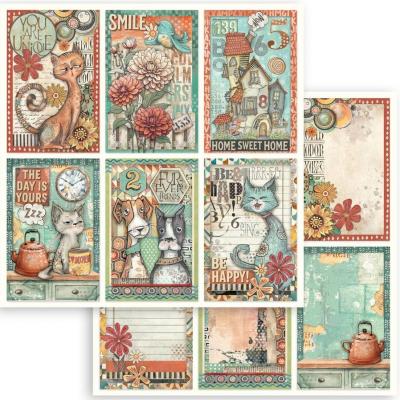 Stamperia Furry Friends Designpapier - 6 Cards
