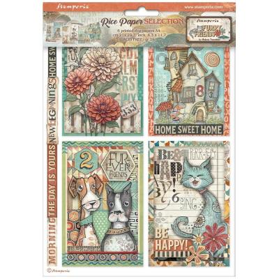 Stamperia Furry Friends Rice Paper - Rice Paper Selection