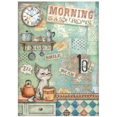Stamperia Furry Friends Rice Paper - Morning is a Soft Promise