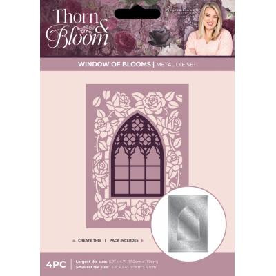 Crafters Companion Thorn & Bloom - Window of Blooms