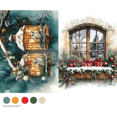 Prima Marketing Re-Design Decoupage Fiber - Noel Night Owl