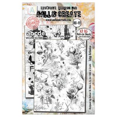 Aall and Create Rub-Ons A5 - Edgy Botanica
