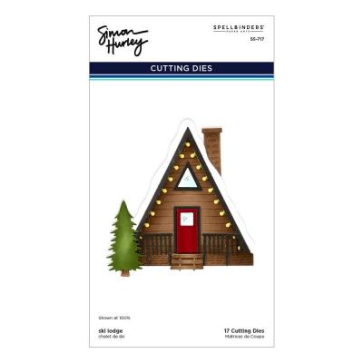Spellbinders Etched Dies - Ski Lodge