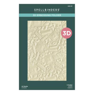Spellbinders 3D Embossing Folder - Al Dente