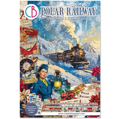 Ciao Bella Polar Railway - Junk Journal Ephemera Book