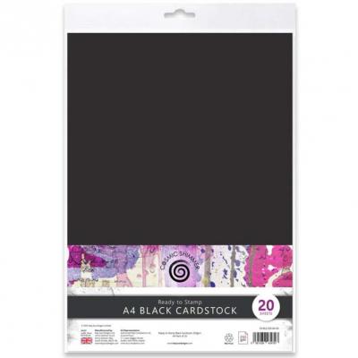 Katy Sue Designs Cosmic Shimmer Ready to Stamp Cardstock Black