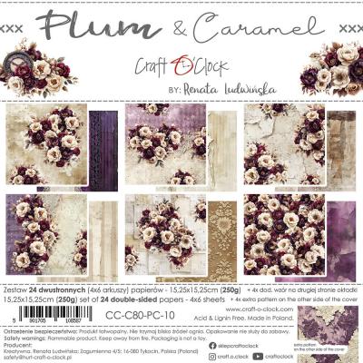 Craft O'Clock Plum & Caramel - Paper Set