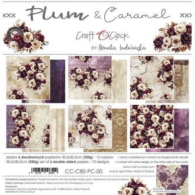 Craft O'Clock Plum & Caramel - Paper Set