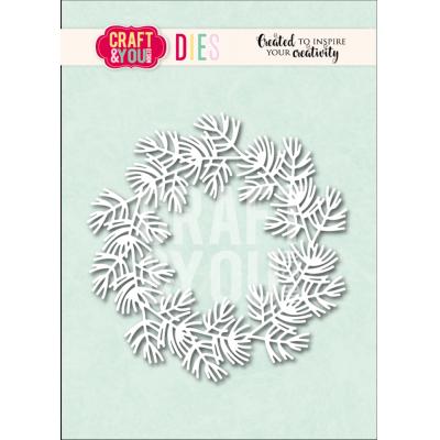 Craft & You Design Dies - Pine Wreath