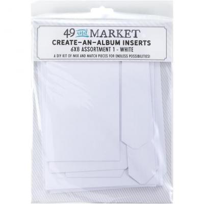 49 And Market Create-An-Album - Foundation Inserts Assort 1 White