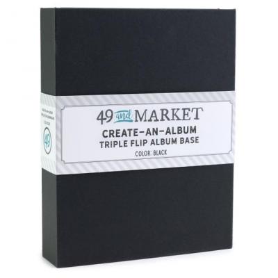 49 And Market Create-An-Album - Triple Flip Album Base Black