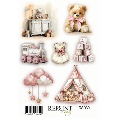 Reprint Happiness Baby Girl - Stickers