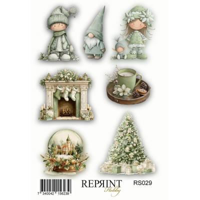 Reprint Home For Christmas - Stickers