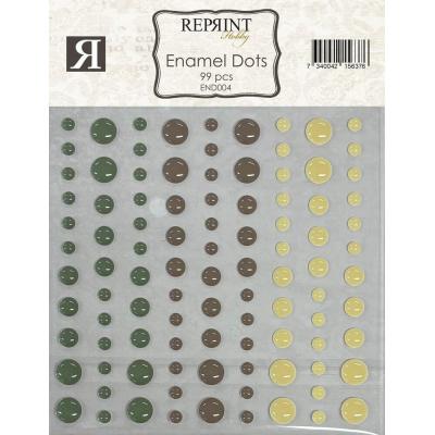 Reprint Home For Christmas - Enamel Dots