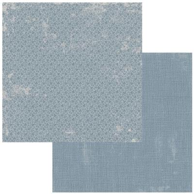 49 And Market Whispering Way Designpapier - Solid Dusty Blue