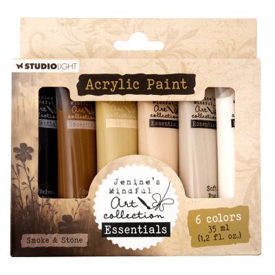 StudioLight Essentials Acrylic Paint - Smoke & Stone
