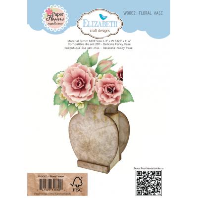 Elizabeth Craft Designs Bohemian Rose - Other Floral Vase