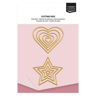 Vaessen Creative Cutting Dies - Sterne & Herzen
