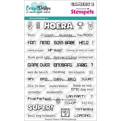CarlijnDesign Stempel - Gamers 2 NL