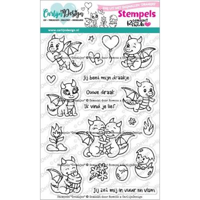 CarlijnDesign Stempel - Draakjes