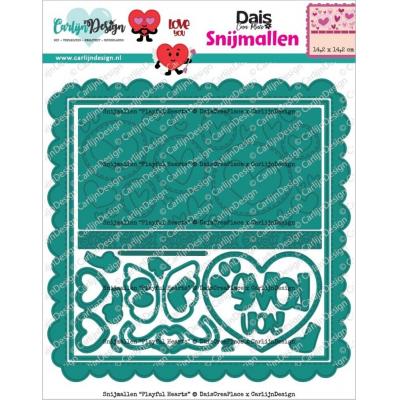 CarlijnDesign Dies - Playful Hearts