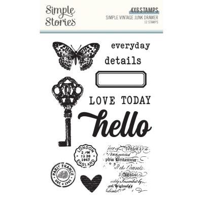 Simple Stories Simple Vintage Junk Drawer - Stempel